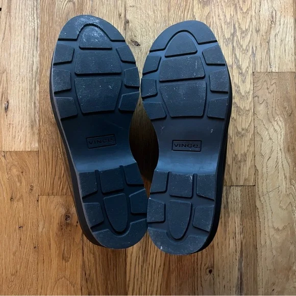 VINCE black mules clogs - Picture 4 of 4